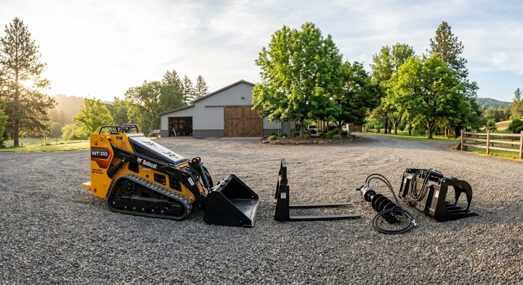 The 9 Best Attachments for Mini Skid Steers (and When to Use Each) Featured Image