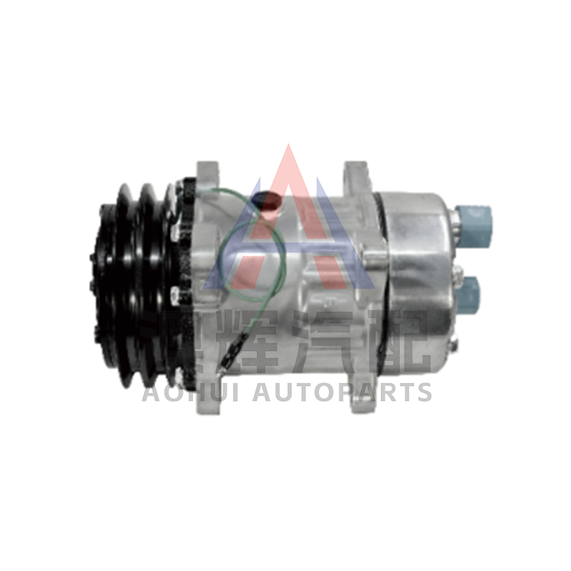 CONSTRUCTION VEHICLE Car Air Conditioning Compressor 24V Double A 132mm