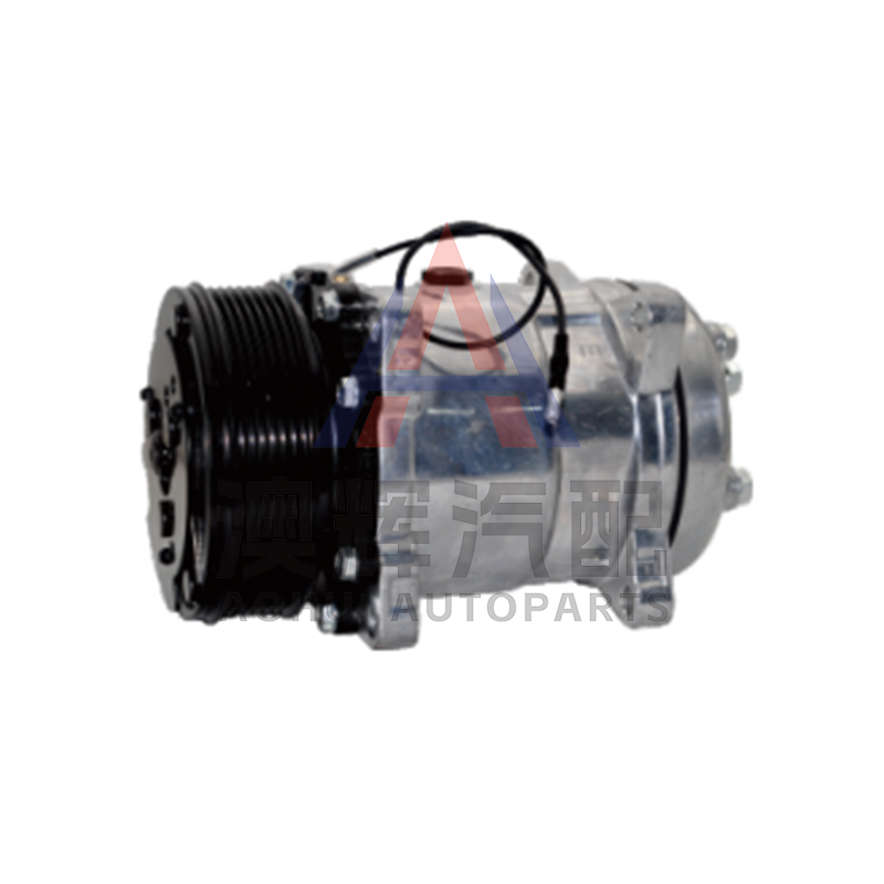 QINGLING Car Air Conditioning Compressor 12V 7PK 123mm