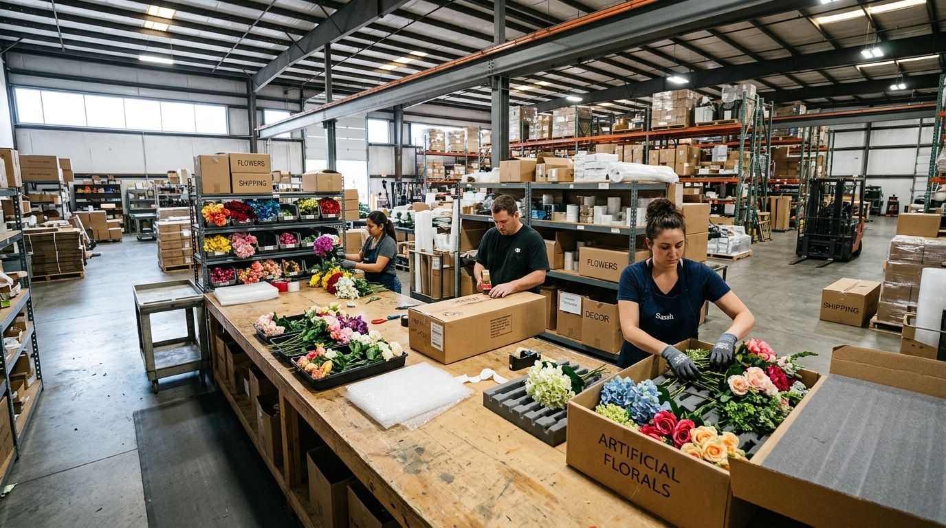 Bulk Artificial Flower Packaging: How to Protect Petals, Stems, and Shape in Transit Featured Image