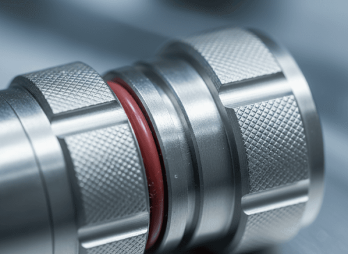 precision mechanical connector sealing detail