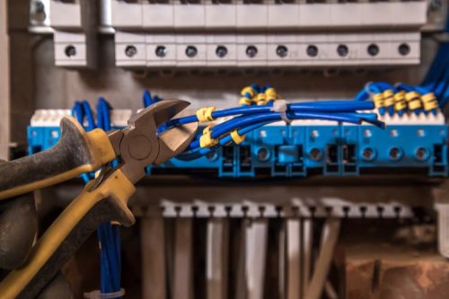 Electrical control panel wiring