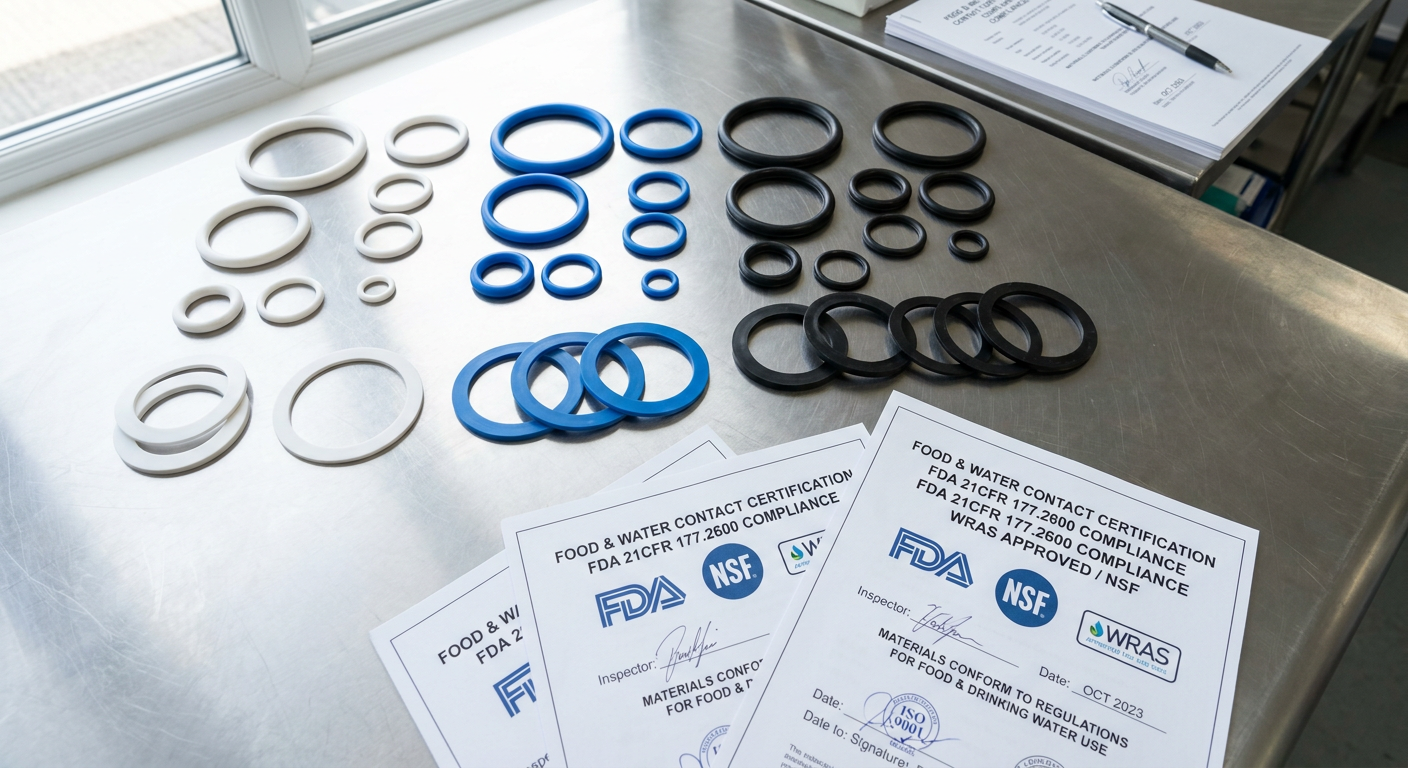FDA and WRAS Certified Rubber Seals: What Drinking Water and Food Equipment Buyers Need to Know Featured Image