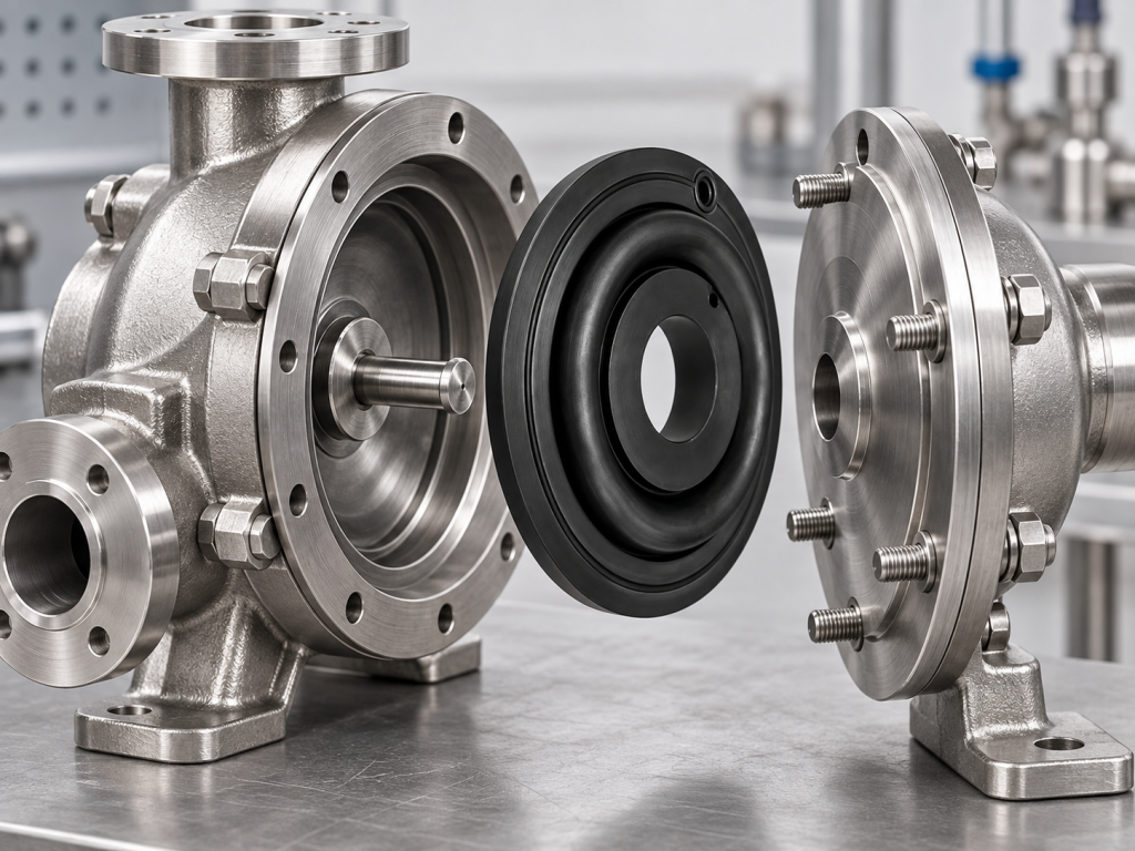 Automotive pump and valve interface