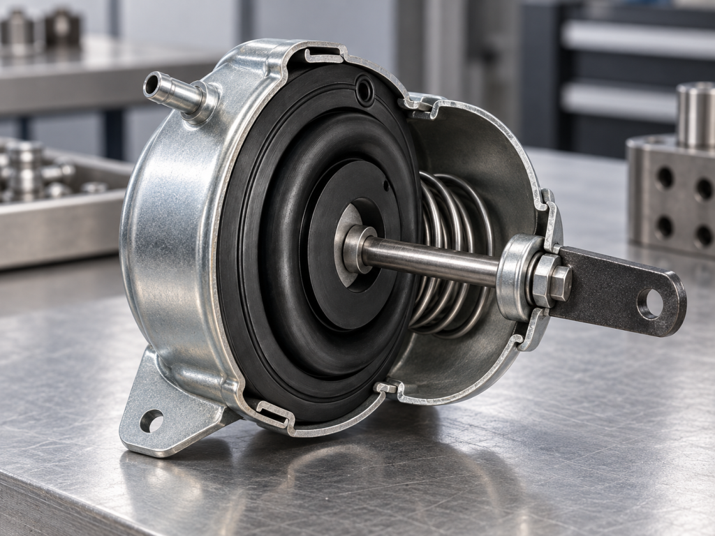 Automotive vacuum actuator assembly