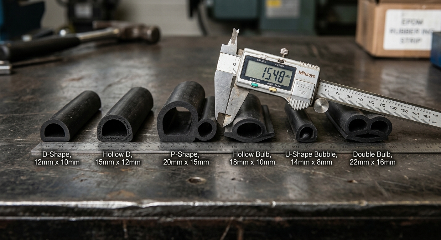 How to Select a Rubber Sealing Strip Profile for Different Gap Sizes Featured Image