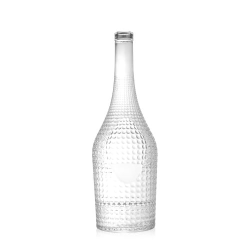 1550ml Hammer-textured Glass Wine Bottles Bulk