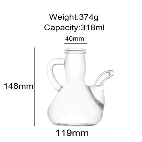 300ml Glass Oil Dispenser with Handle Featured Image