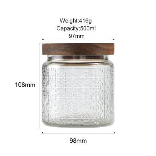 500ml Glass and Bamboo Food Storage Featured Image