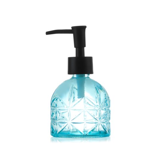230ml Cut Glass Soap Dispenser