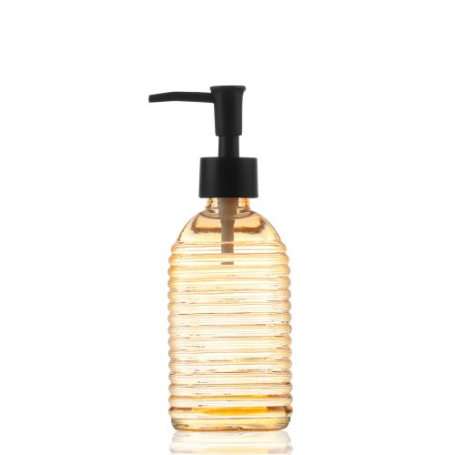 390ml Square Glass Pump Bottles