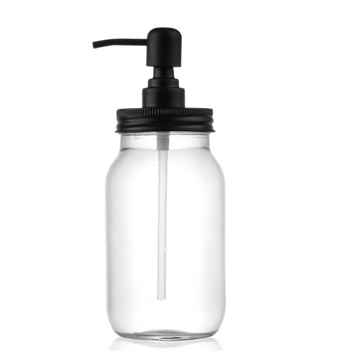 500ml Glass Mason Jar Soap Dispenser