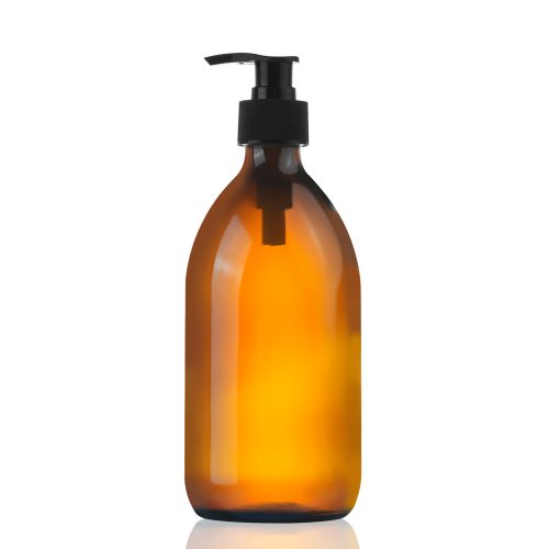 Amber Glass Pump Bottles Wholesale,260ml,300ml,500ml