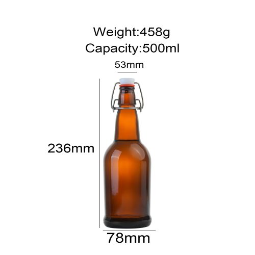 500ml Brown Swing Top Bottles Featured Image