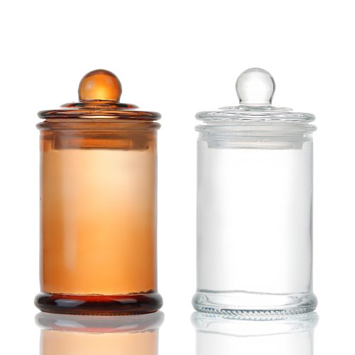 100ml,340ml,800ml,1000ml Glass Containers with Lids for Candles
