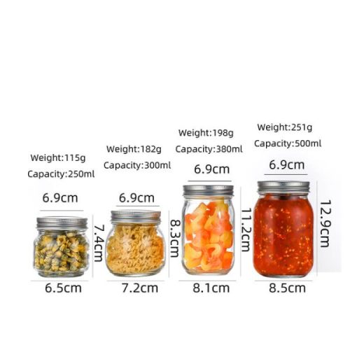 250ml 300ml 380ml 500ml Mason Jar Glasses Bulk Featured Image