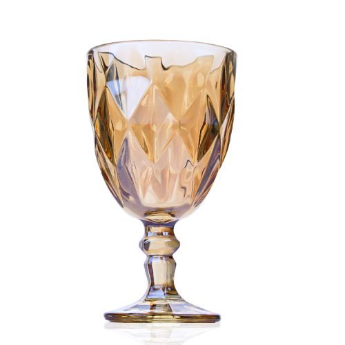 300ml Amber Colored Water Goblets