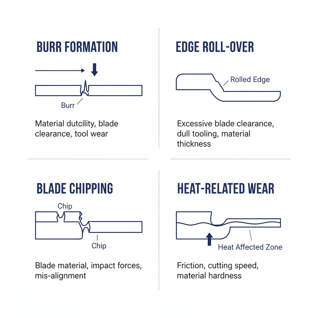 edge quality on slitting and shearing lines